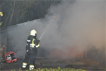 Prio 1 Brand Bijgebouw De Leeuwerikhoeve Beauty en Sauna Hillamaweg Burgum